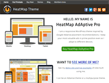 Tablet Screenshot of heatmaptheme.com